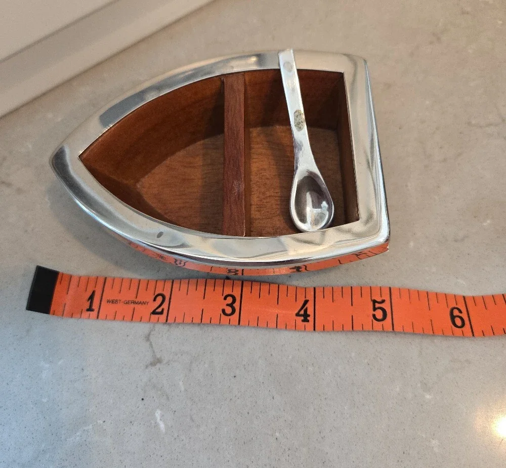 Pottery Barn Boat Salt Cellar